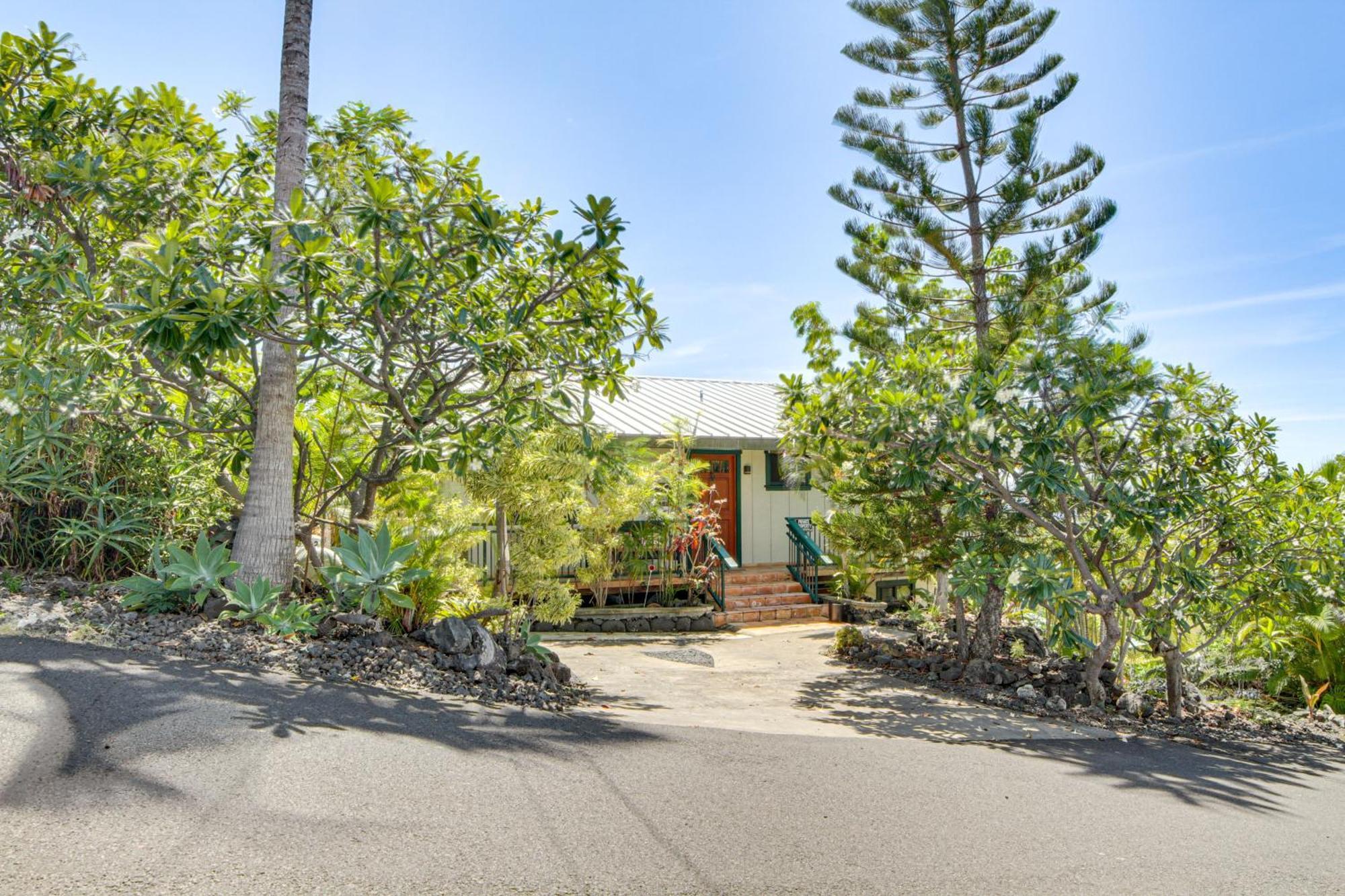 Ocean-View Bungalow Walk To Pebbles Beach! Hookena Ngoại thất bức ảnh
